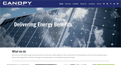 Desktop Screenshot of canopy-energy.com